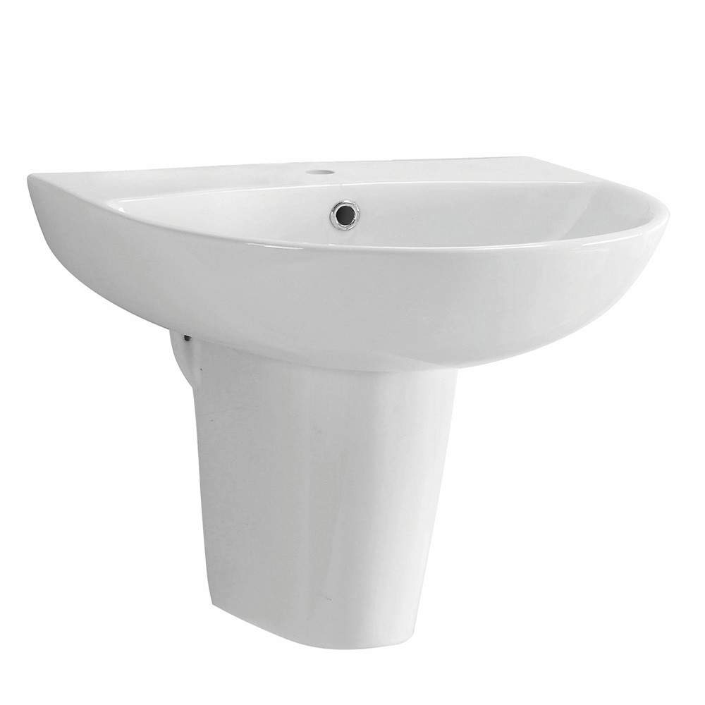 Scudo White 1 Tap Hole Basin (Only) - 550Mm X 460Mm Ceramic