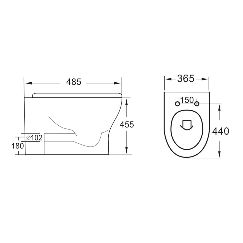 Scudo_Deia_White_Rimless_Back_To_Wall_WC_Pan_485mm_x_455mm_x_365mm_2