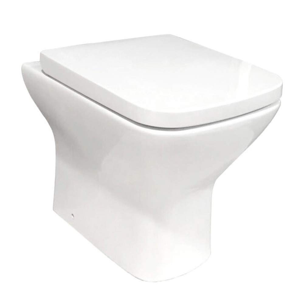 Scudo White Porto Rimless Back To Wall Pan And Seat Ceramic