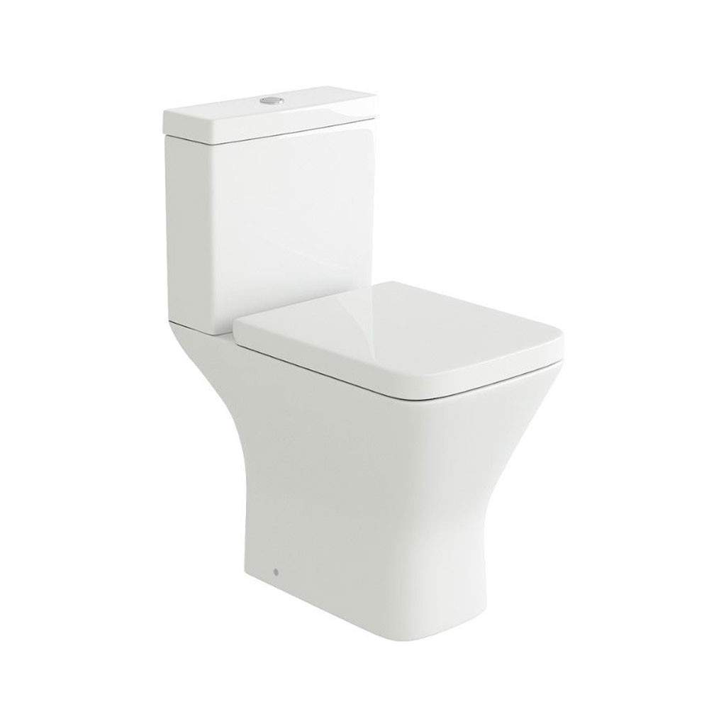 Scudo White Porto Comfort Rimless Pan And Seat Ceramic