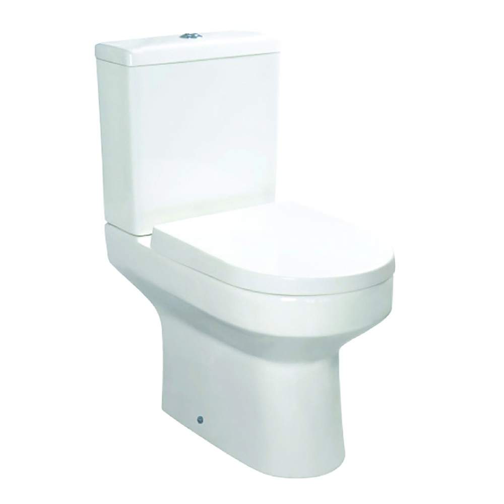Scudo White Spa Comfort Height Pan (Only) Ceramic
