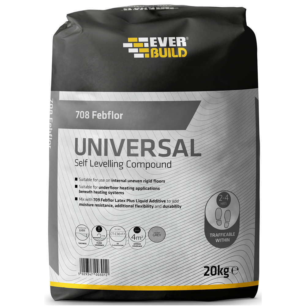 Everbuild 708 Self Level Floor Compound - 20Kg