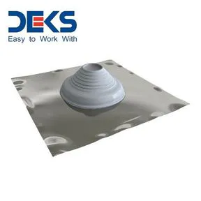 Seldek Pipe Flashing for Flat Roofs Silicone Grey - 160mm to 300mm