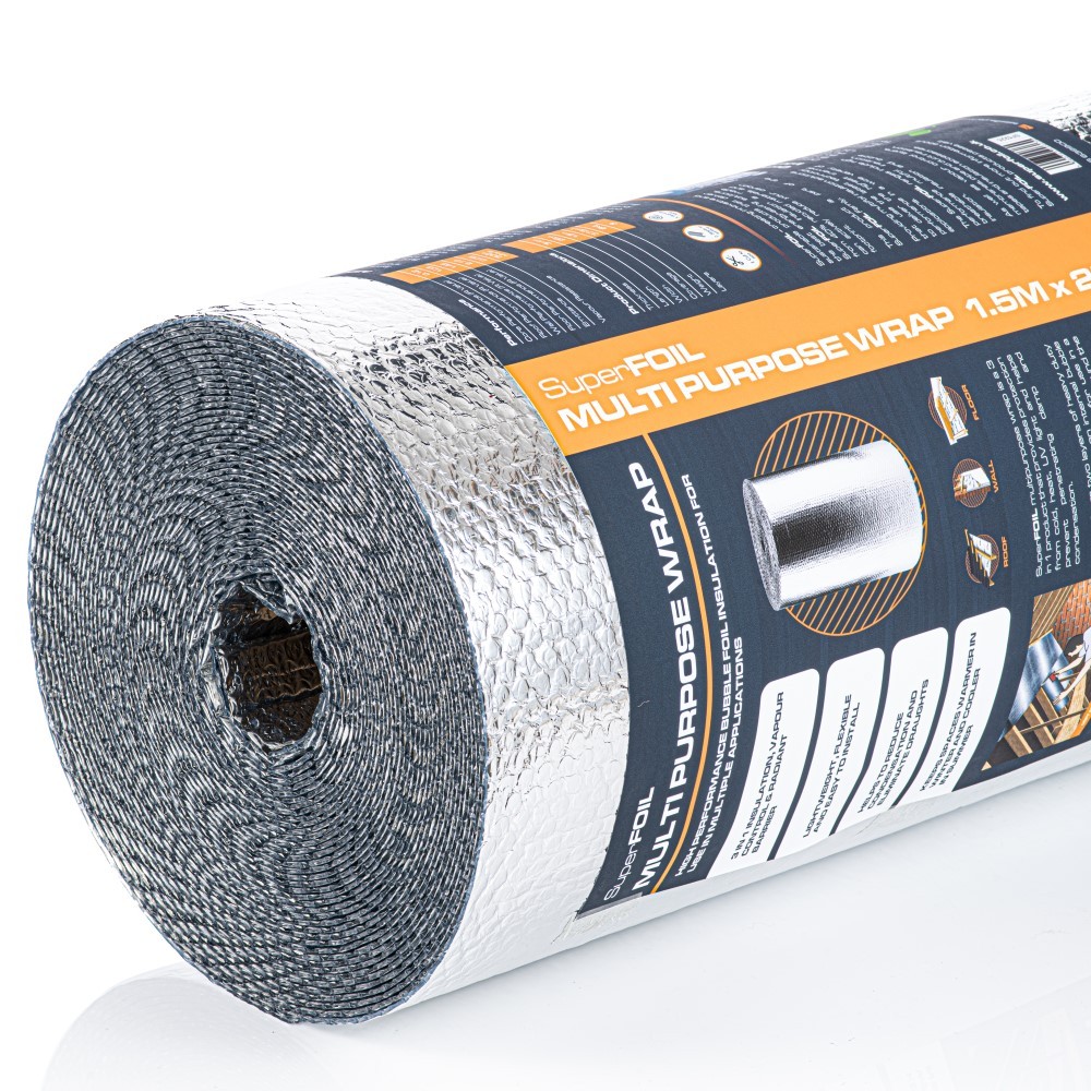 噴出　MM foil Superfoil Superior Foil Tape 100mm x 20m | Foil Insulation