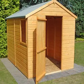 Shire Shiplap Apex Shed - 5ft x 7ft (1620mm x 2050mm)