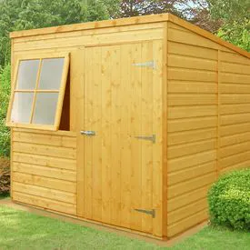 Shire Shiplap Pent Shed - 7ft x 7ft (1980mm x 2040mm)