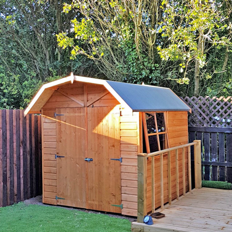 Shire Barn Shiplap Apex Shed - 7ft x 7ft (2050mm x 1980mm)
