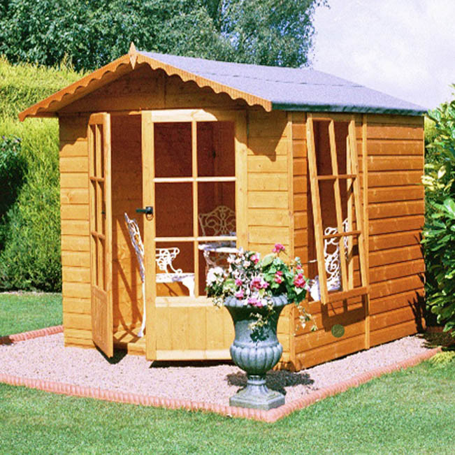Shire Buckingham Shiplap Summerhouse - 7ft x 7ft (2050mm x 1980mm)