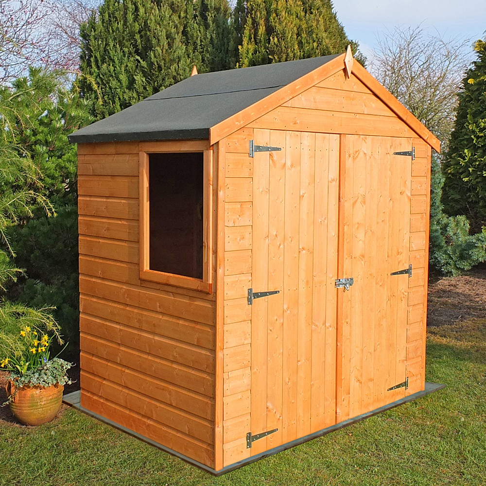 Shire Bute Shiplap Apex Shed - 6ft x 4ft (1790mm x 1190mm)
