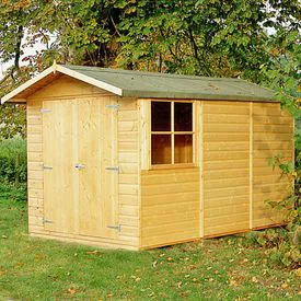 Shire Guernsey Shiplap Apex Shed - 7ft x 10ft (2050mm x 2970mm)