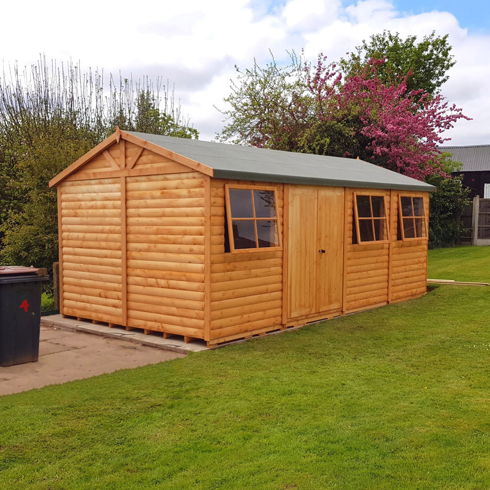 Shire Mammoth Loglap Apex Workshop Shed