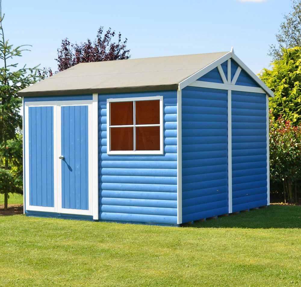 Shire Mammoth Workshop Loglap Apex Shed - 12ft x 12ft (3730mm x 3590mm)