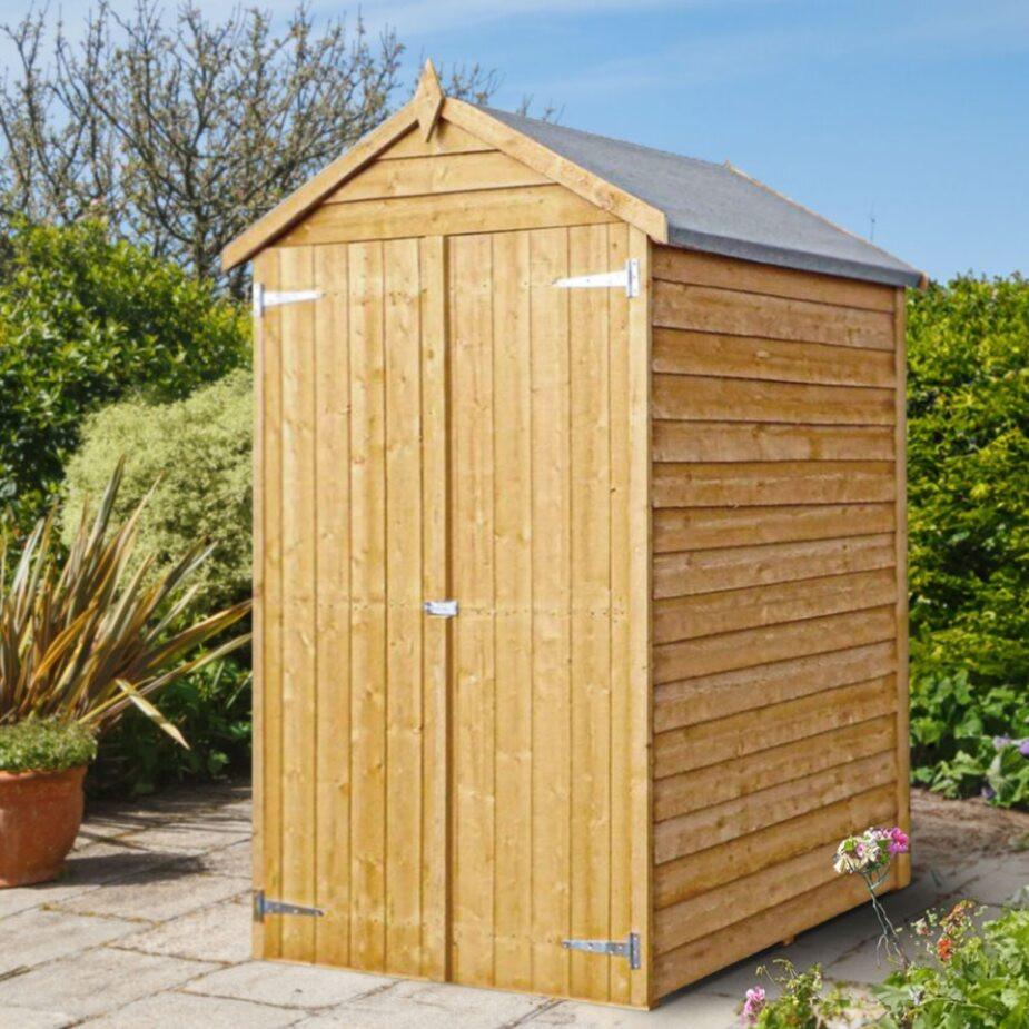 Shire Overlap Apex Shed - 4ft x 3ft (1200mm x 910mm)