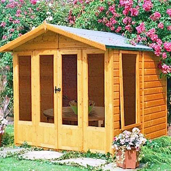 Lobo Parham Shire Parham Shiplap Summerhouse - 7ft x 7ft (2050mm x 1980mm ...