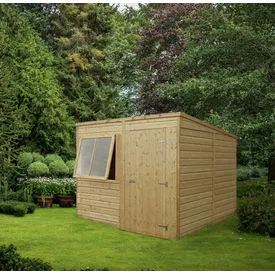 Shire Shiplap Pent Shed - 8ft x 6ft (2390mm x 1830mm)