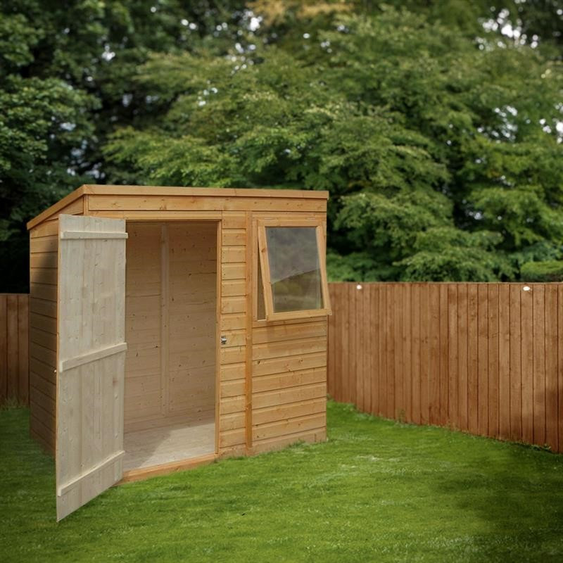 Shire Shiplap Pent Shed - 6ft x 4ft (1830mm x 1200mm)