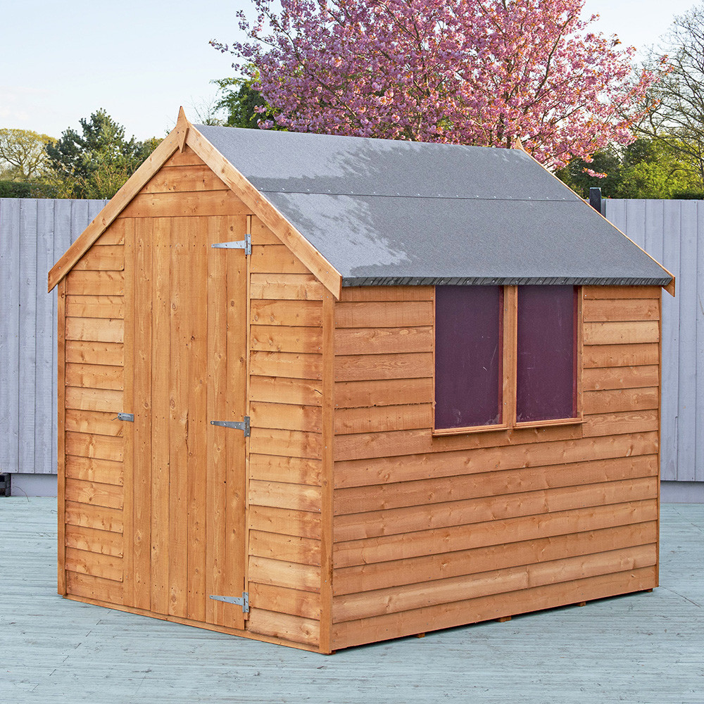 Shire Super Value Window Overlap Apex Shed - 5ft x 7ft (1618mm x 2048mm)