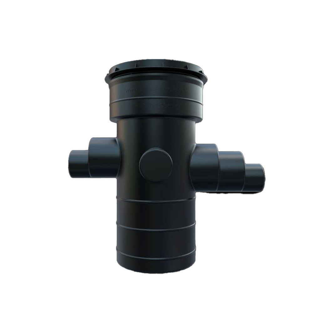 Silt Guard 300mm Silt Trap for 110mm and 160mm Pipework with Filter Basket and Access Cover Secondary