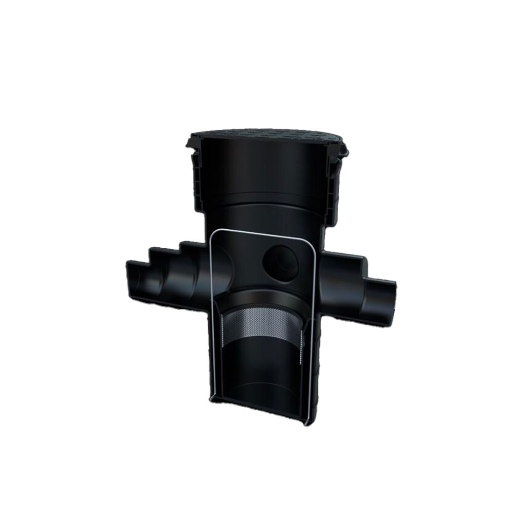 Silt Guard 300mm Silt Trap for 110mm and 160mm Pipework with Filter Basket and Access Cover Secondary 2