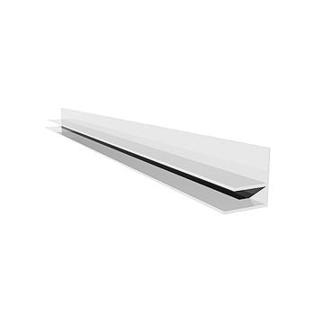 Freefoam uPVC Soffit Board Wall F Trim 5m