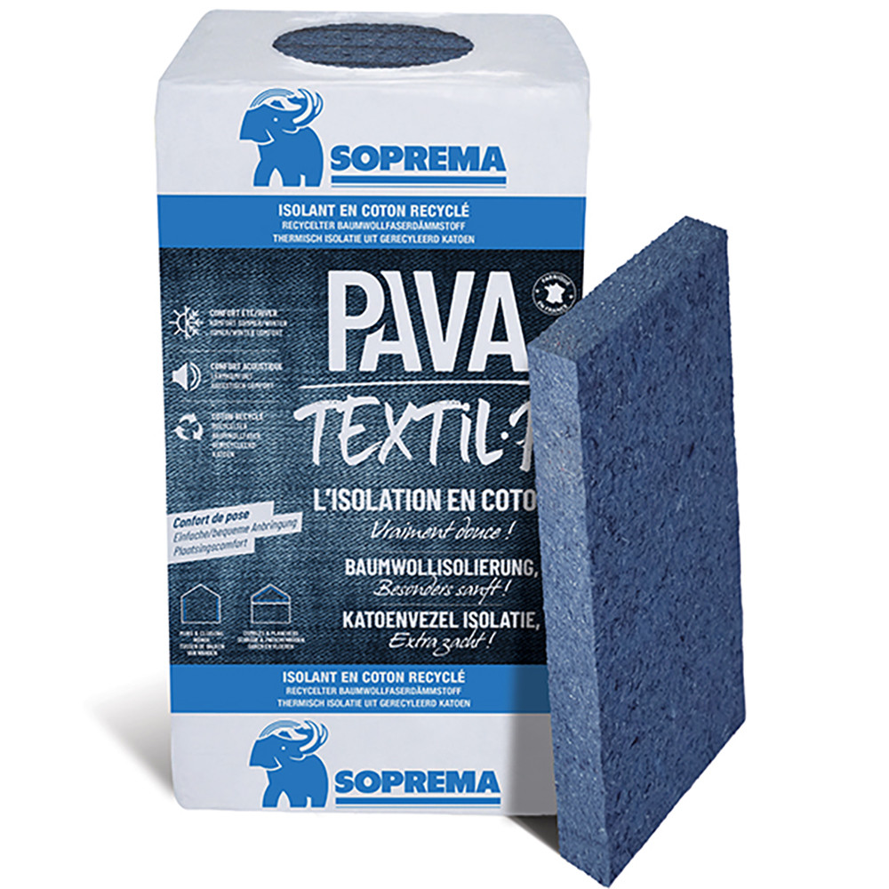 Soprema Pavatextil P Cotton-Fibre Based Insulation Pack