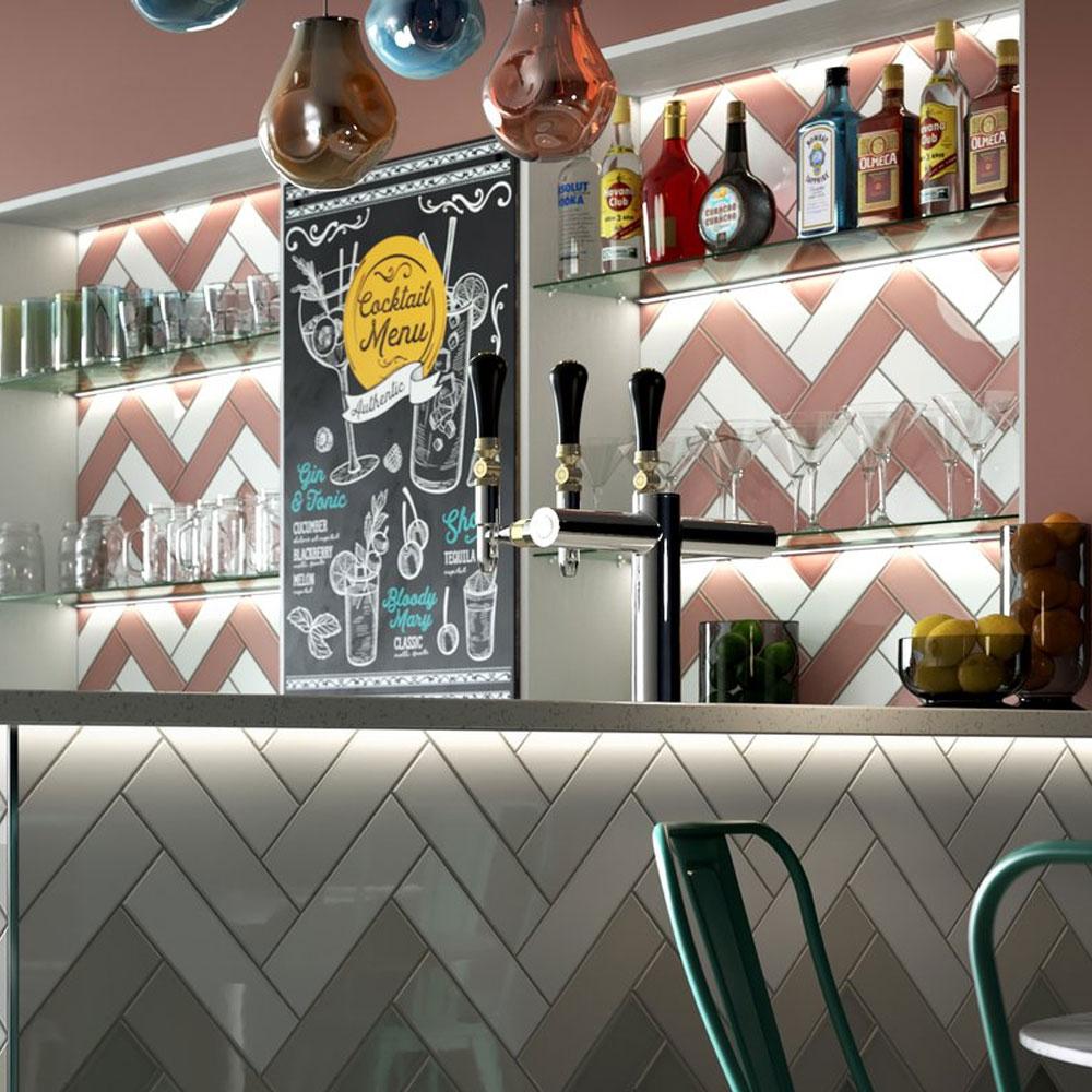 south bank blossom gloss glazed ceramic wall tile single tile
