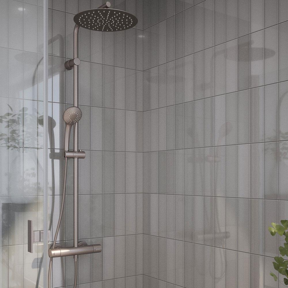 south bank dove gloss glazed ceramic wall tile single tile