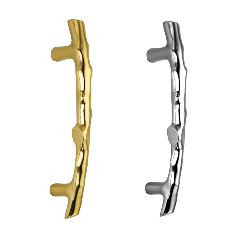 SpiraBrass Bamboo Cabinet Pull Handle