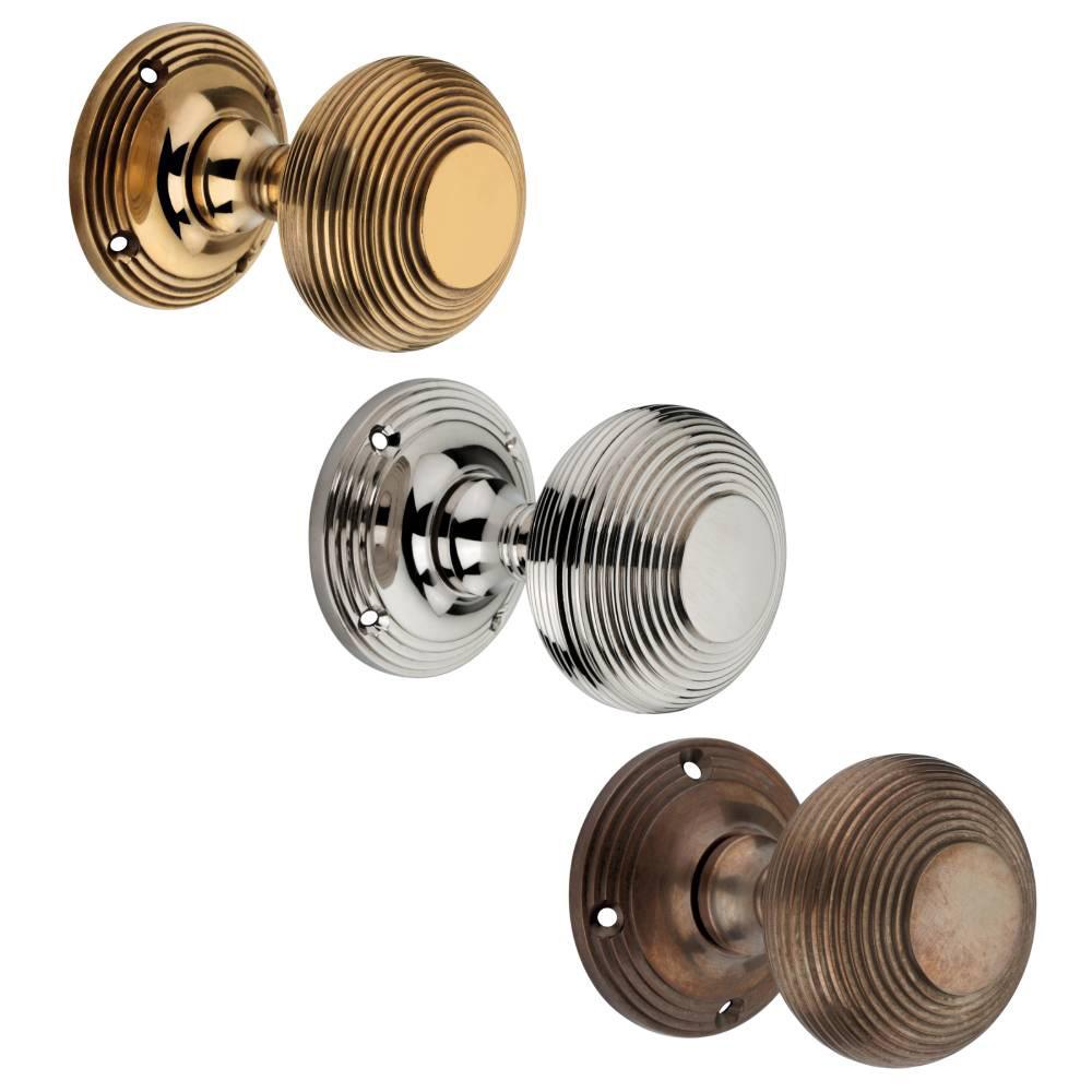 SpiraBrass Beehive Door Knob