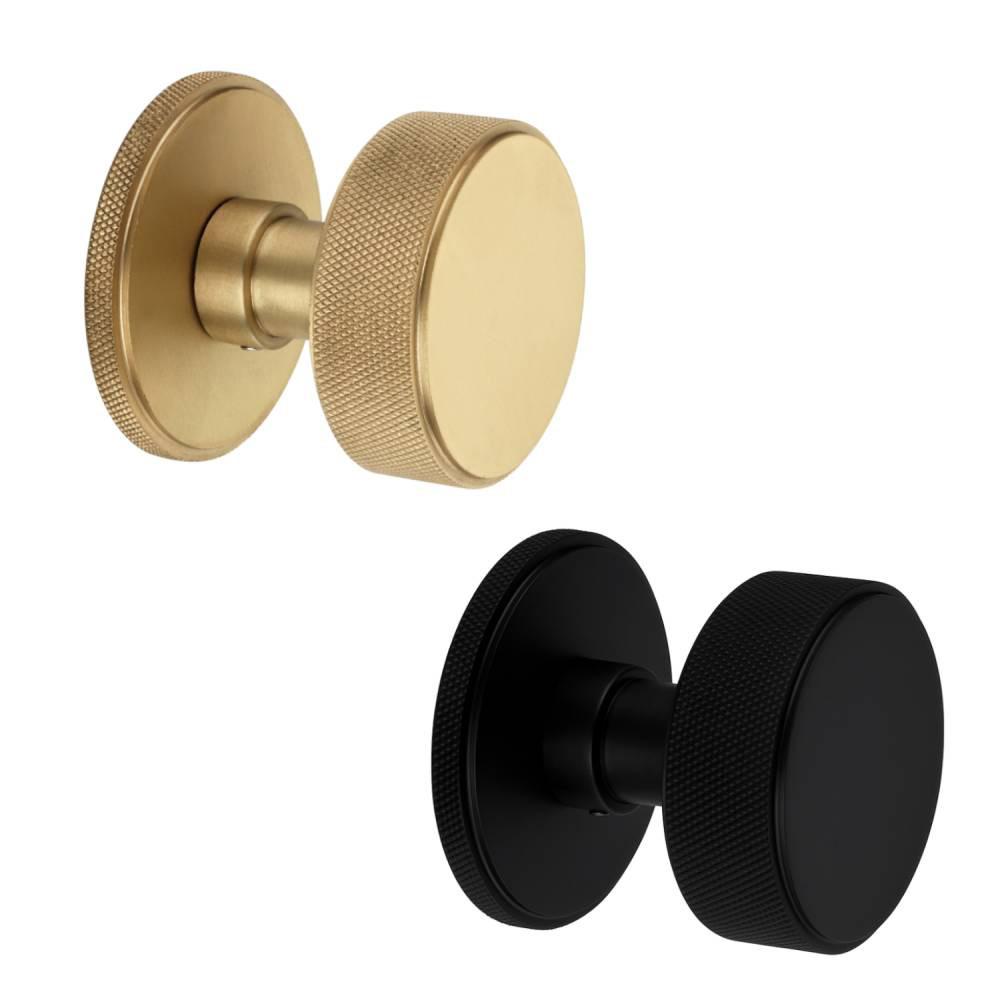 SpiraBrass Connaught Knurled Door Knob
