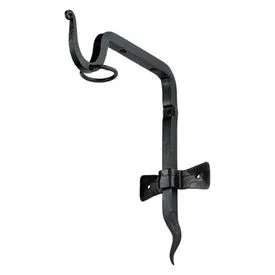SpiraBrass Cosmo Twist Shelf Support - Matt Black