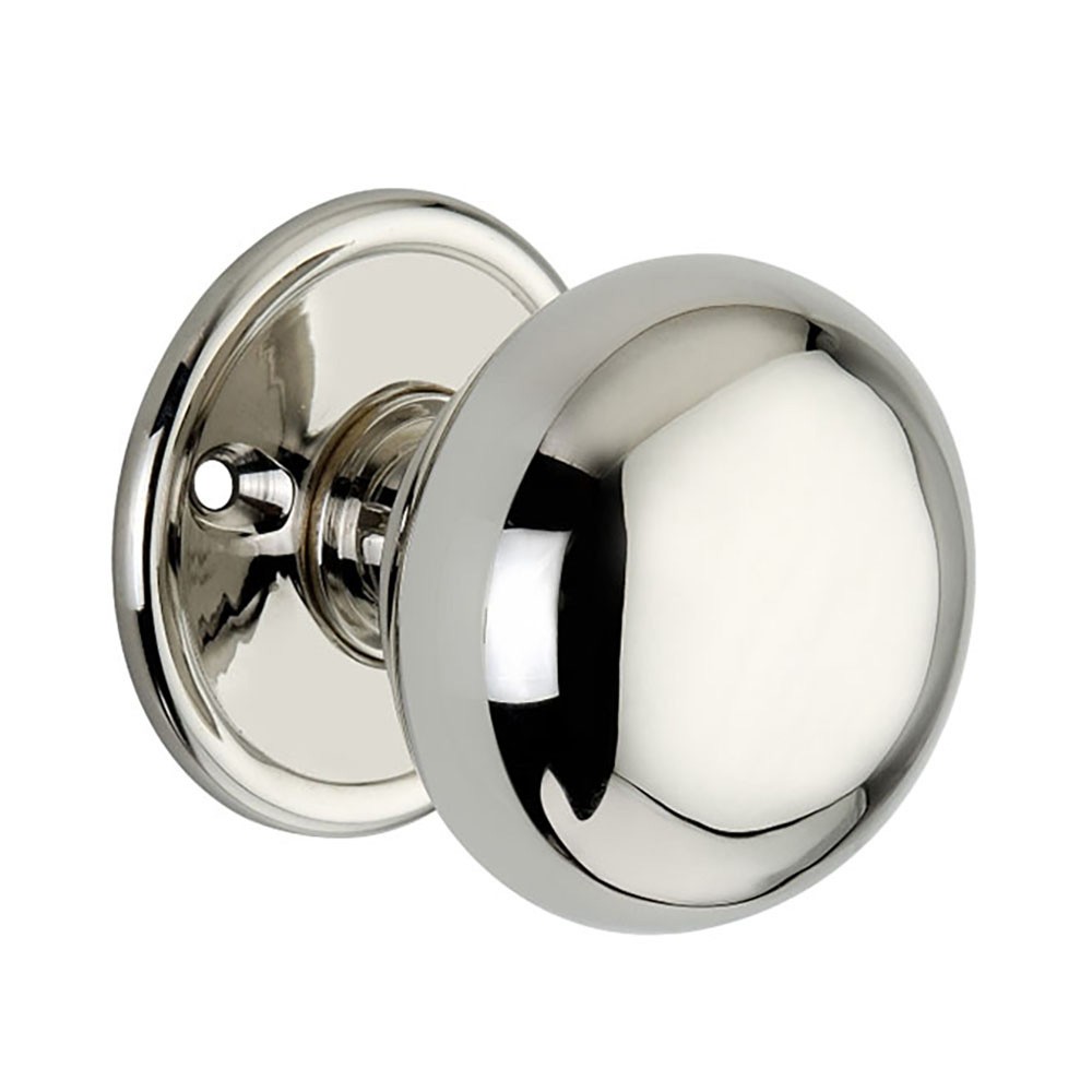 spirabrass cottage 50mm mortice door knob polished nickel primary