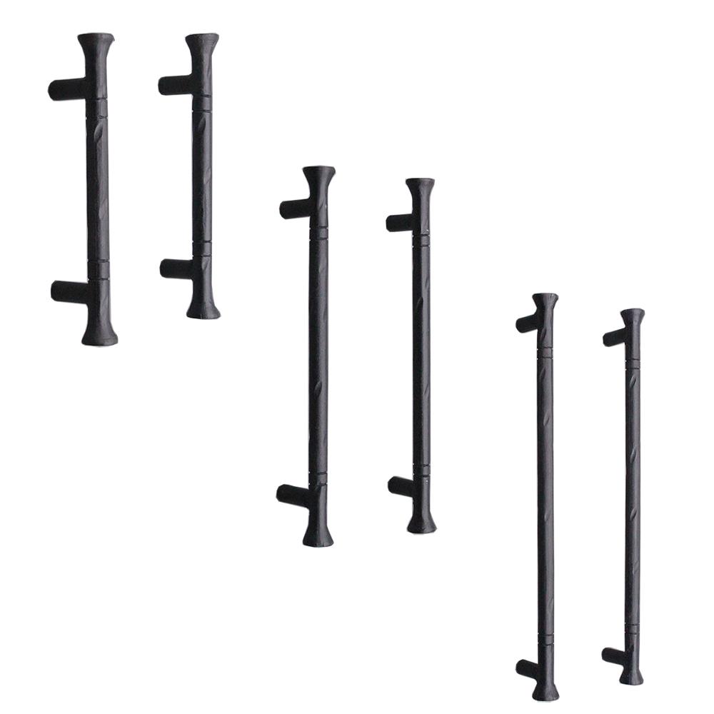 SpiraBrass Dona Pull Door Handle - Matt Black