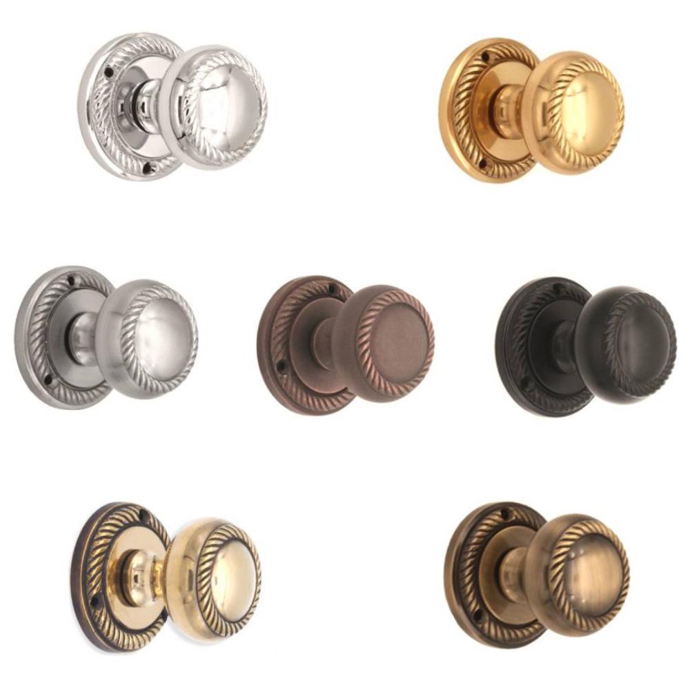 SpiraBrass Georgian Mortice Door Knob