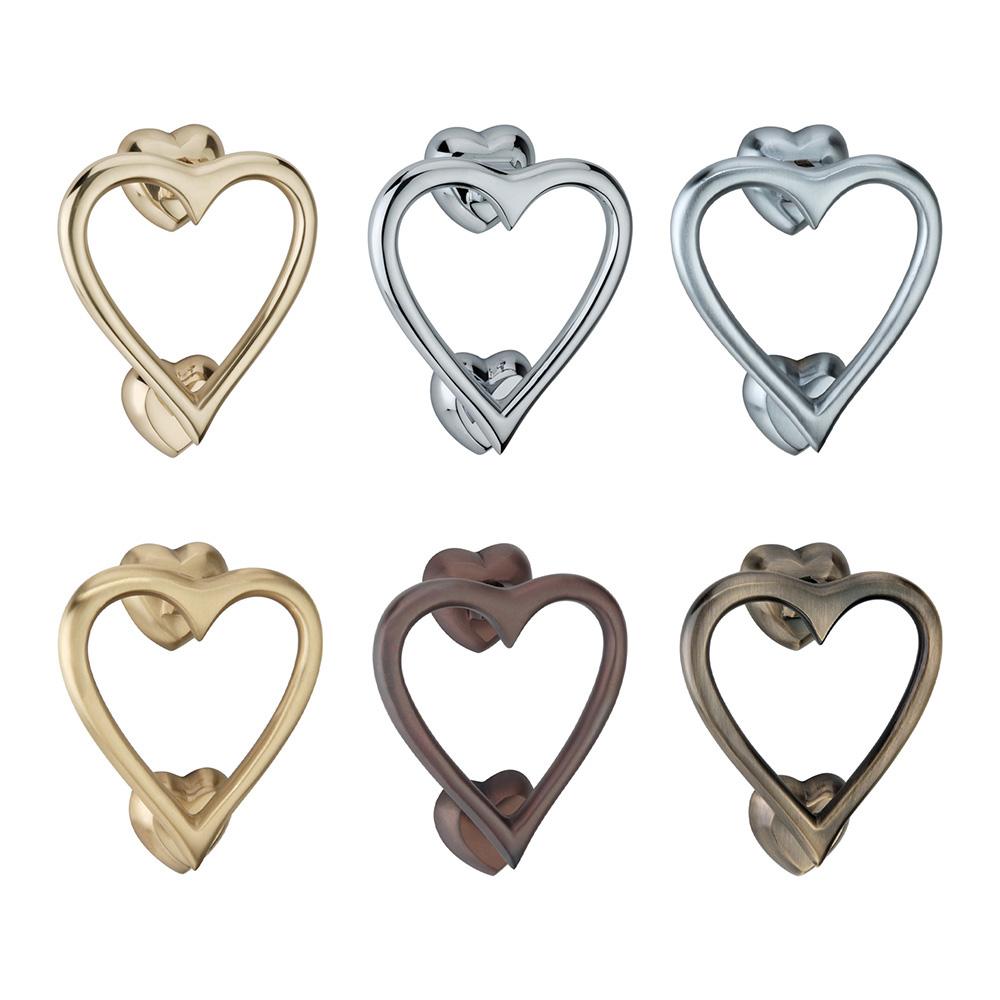 SpiraBrass Heart Door Knocker