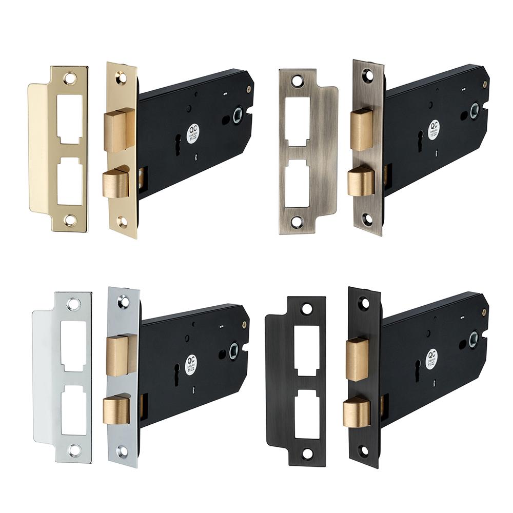 SpiraBrass Horizontal 3 Lever 6 inch Sash Lock
