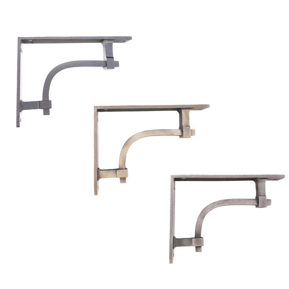 SpiraBrass Industrial Shelf Bracket Pack of 2