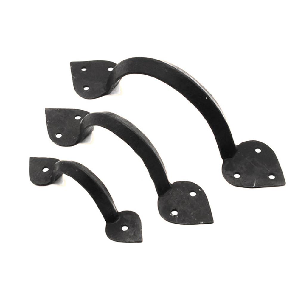 SpiraBrass Iron Arrow End Door Handle - Beeswax