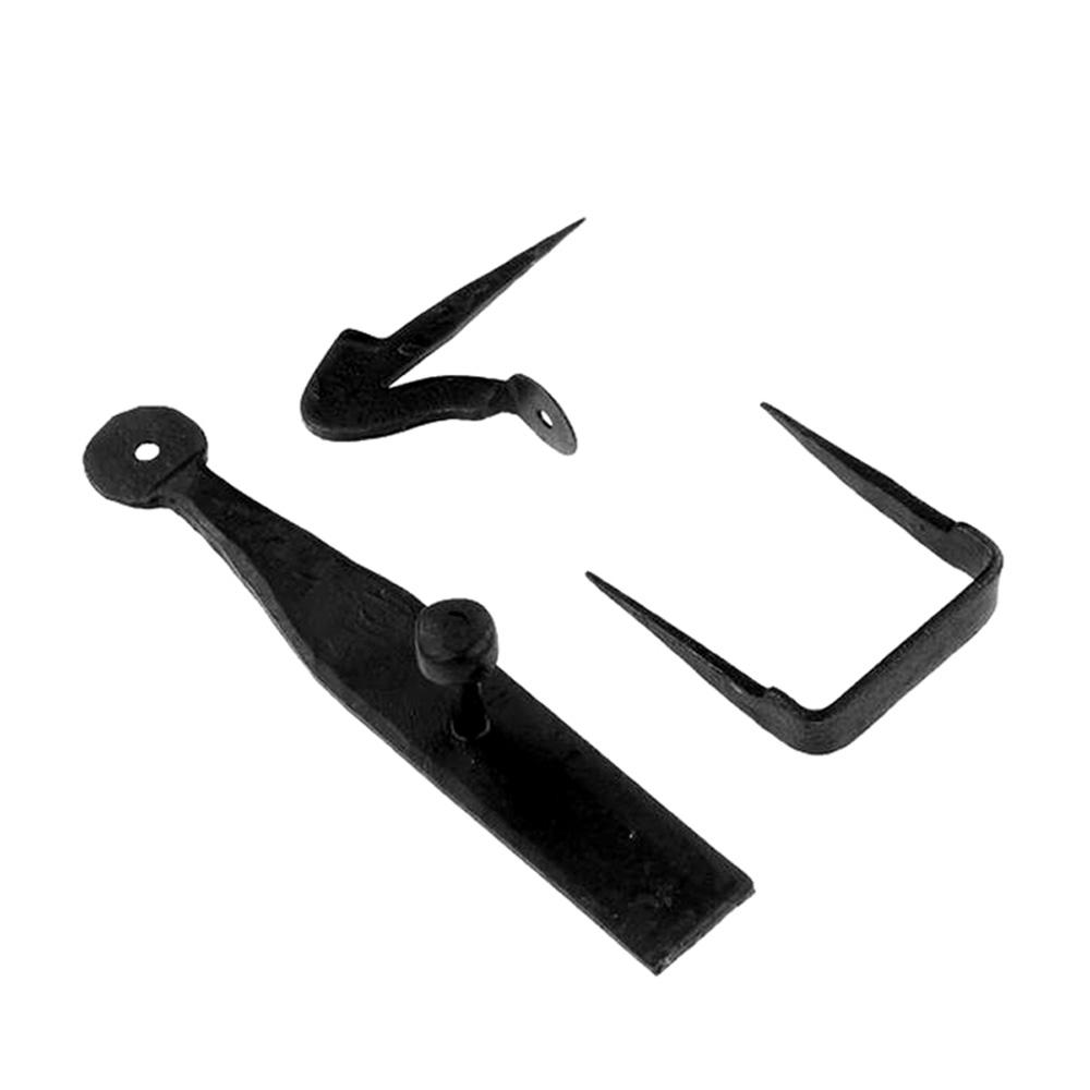 SpiraBrass Iron Door Latch Set - Beeswax