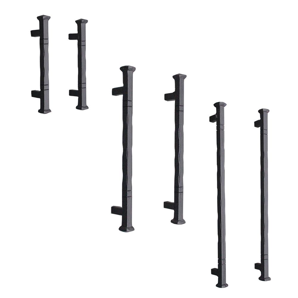 SpiraBrass Jade Pull Door Handle - Matt Black