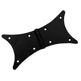 SpiraBrass Large Butterfly Hinge - Black