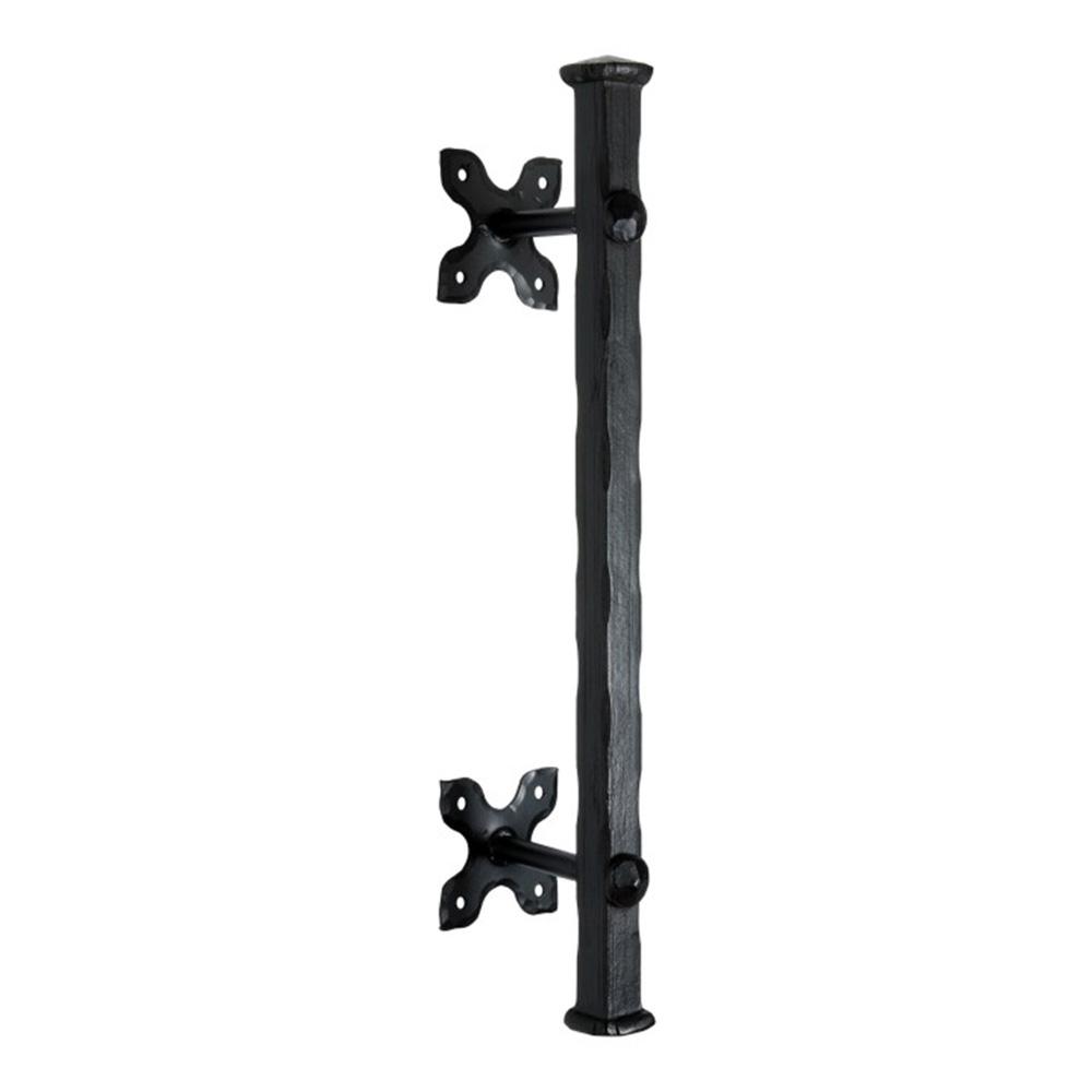 SpiraBrass Onyx Square Pull Door Handle - Matt Black