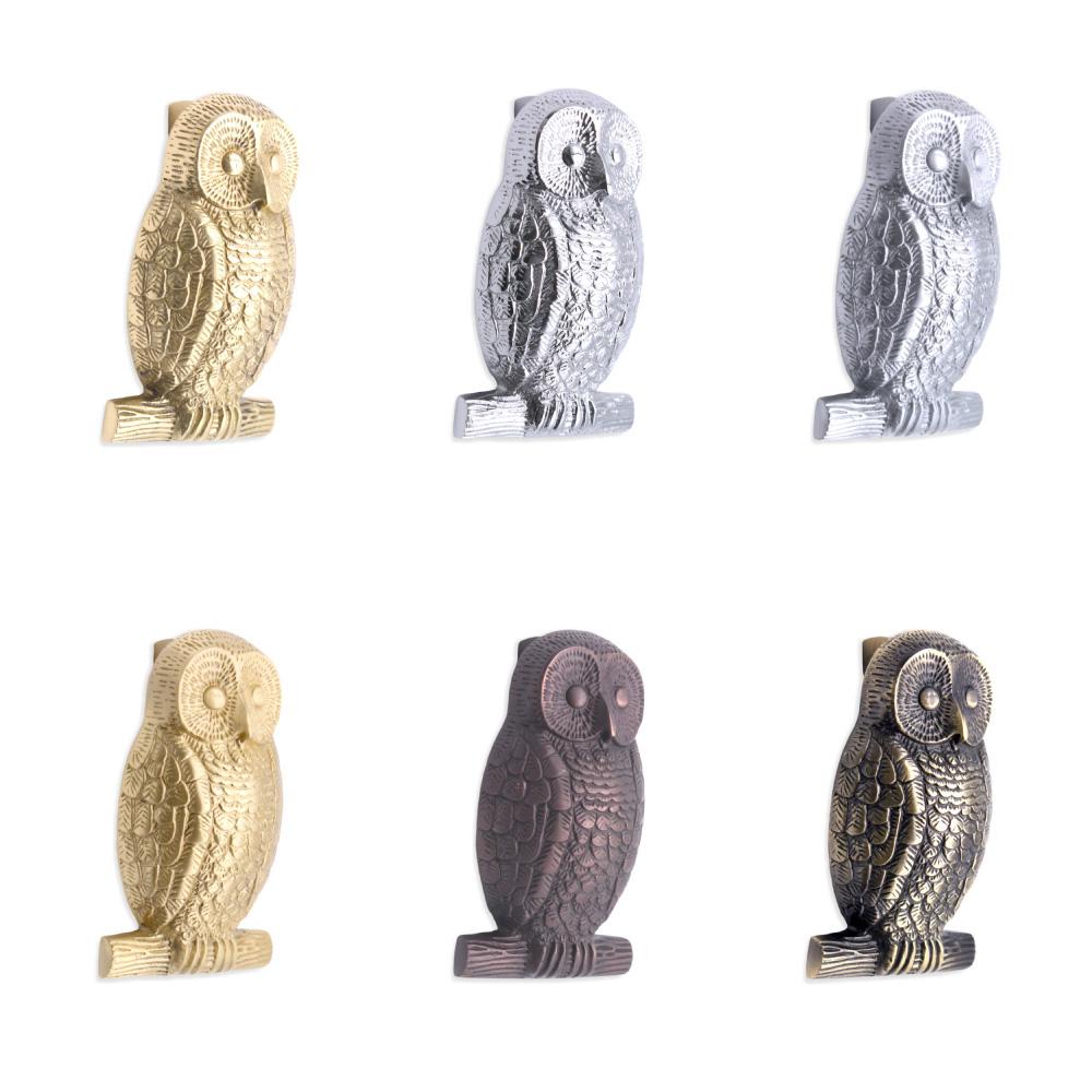 SpiraBrass Owl Door Knocker