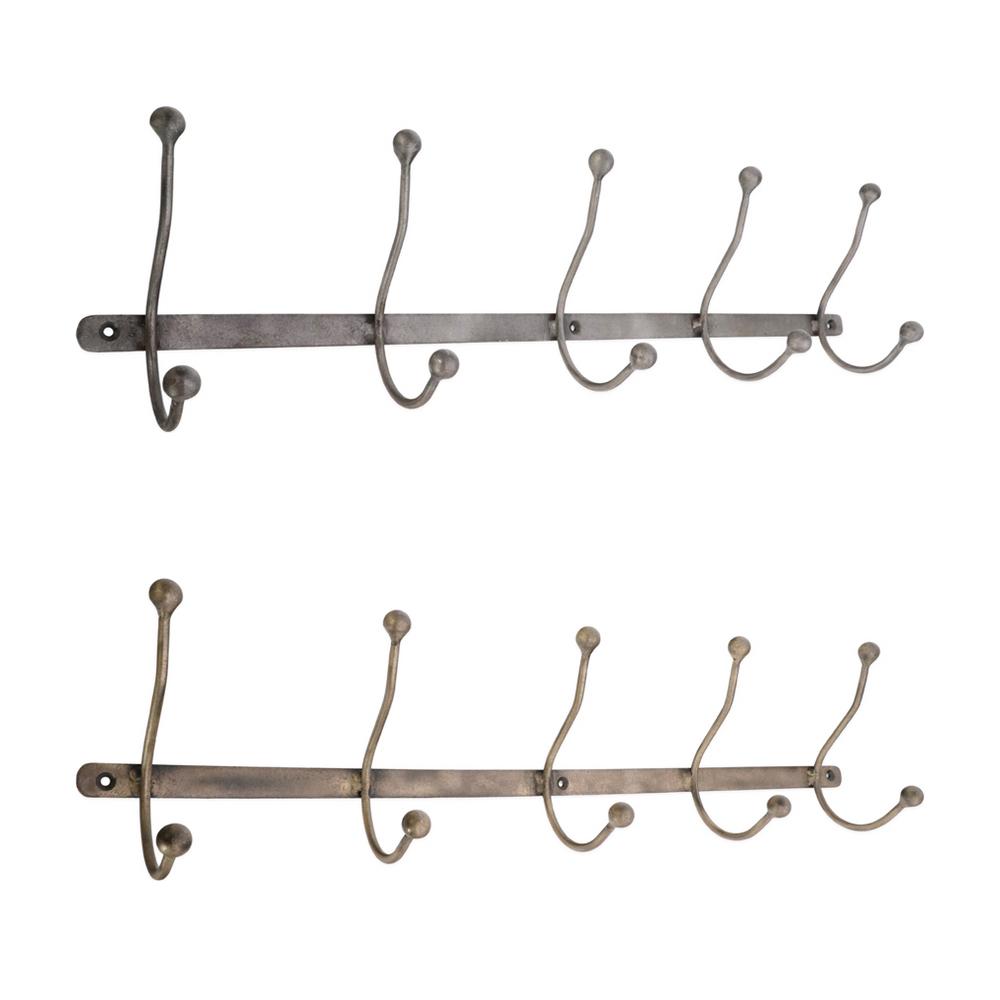 SpiraBrass Rama Iron 5 Leg Coat Hook