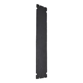 SpiraBrass Rectangular Finger Plate - Black