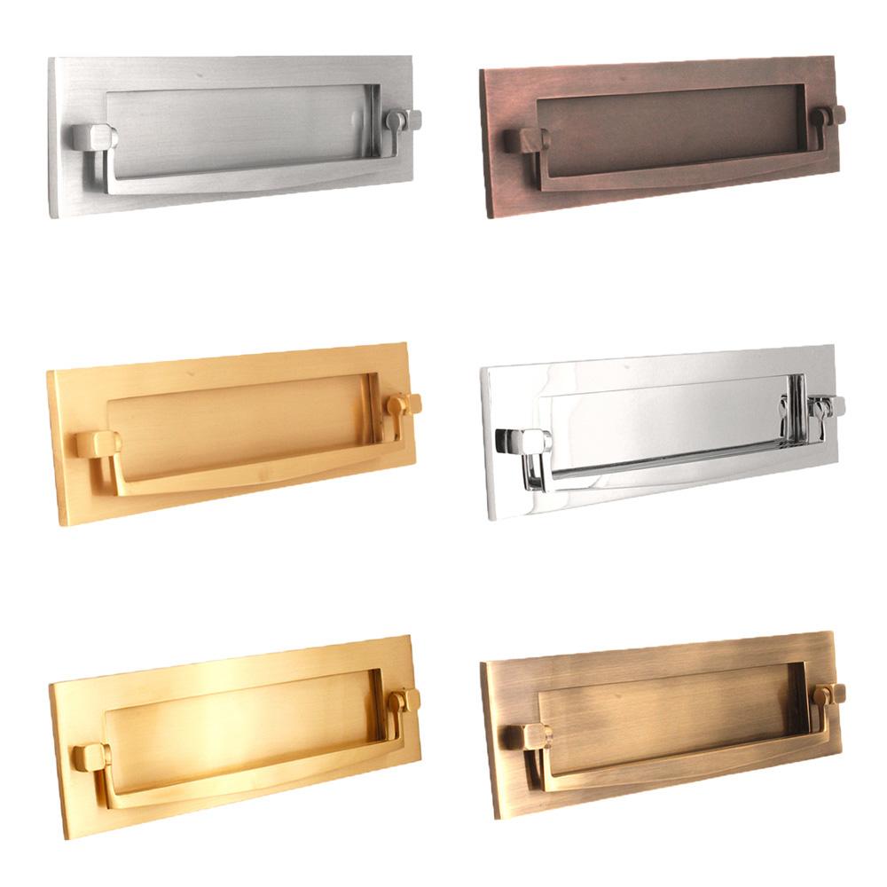 SpiraBrass Regency Knocker Postal Plate 250mm