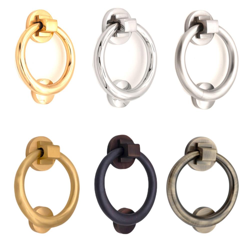 SpiraBrass Ring Door Knocker - 110mm 