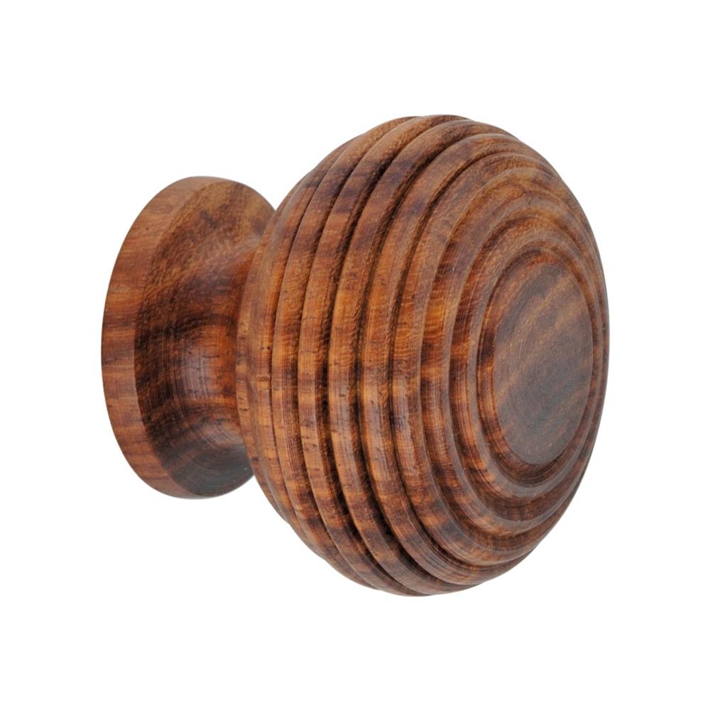 SpiraBrass Rosewood Beehive Cupboard Door Knob