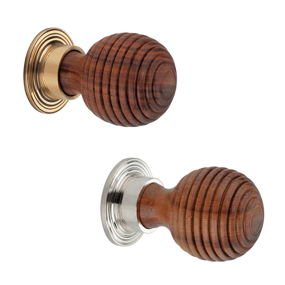 SpiraBrass Rosewood Preston Cupboard Door Knob