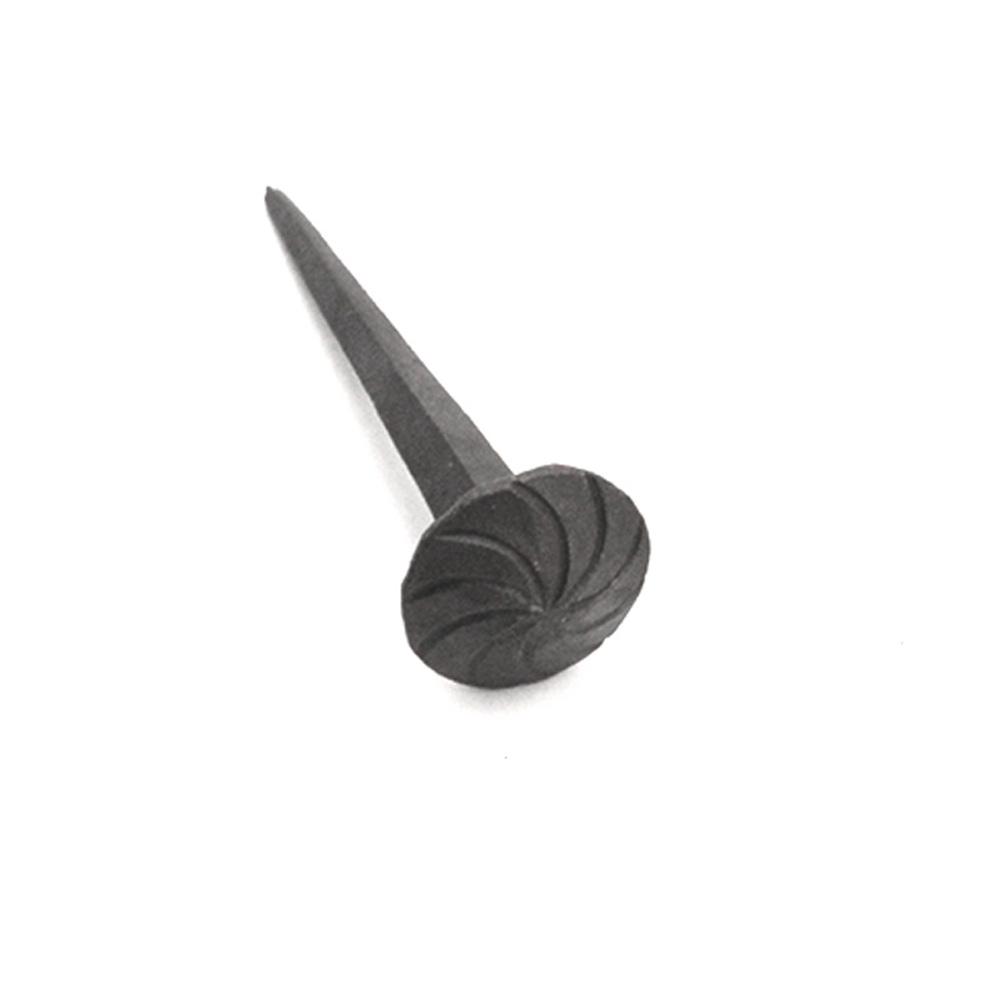 SpiraBrass Round Head 1 inch x 3 inch Iron Nail - Beeswax